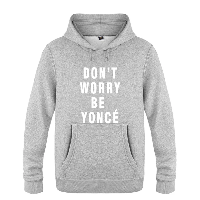HUIY BAT Не беспокойтесь быть YONCE BEYONCE толстовки мужские мужские пуловеры флисовые толстовки с капюшоном - Цвет: HUIY BAT