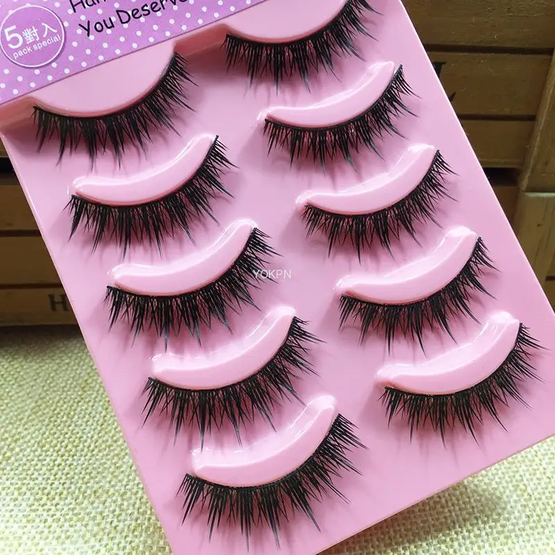 Japanese Handmade False Eyelashes Little Devil Clustered Pointed Tail