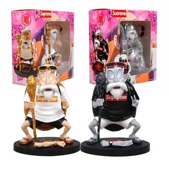 

Dragon Ball Z Kame Sennin Master Roshi Action Figures DBZ Figure Toys Scenes Statue Gold Plating Figurine Model PVC Doll