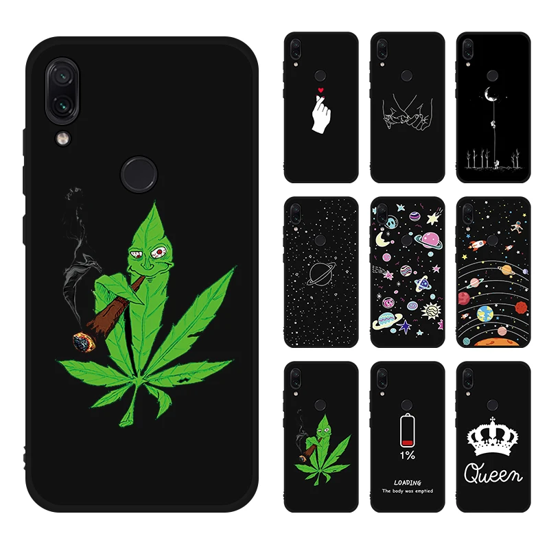 

Silicone Fashion Pattern TPU Phone Case for Xiaomi Redmi Note 7 Pro Note 7 Cartoon Painted Cover On Redmi 7 7A Phone Bags