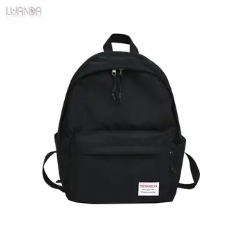 

Backpacks School Bags Teenage For Girls Lady Casual Letter Canvas Shoulder Bag High Quality Fashion Women Student knapsack