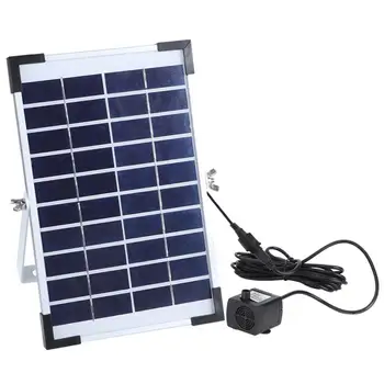 

Floating Fountain Pump 10V 5W Outdoor Garden Solar-Power Floating Water Fountain Pump Water Pump Panel Kit Garden Decoration