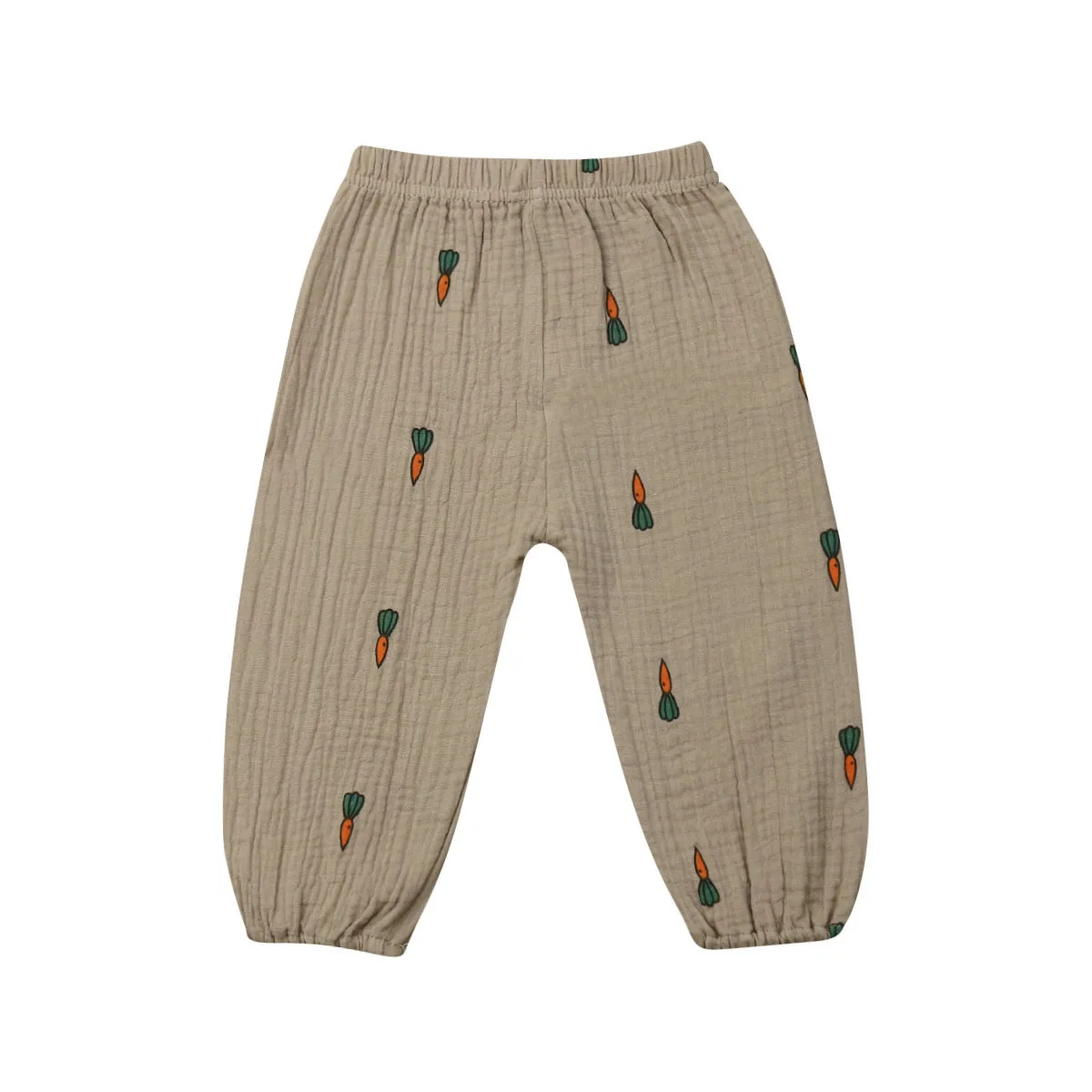 Kids Boys Girls 6M-3T Cotton Casual Trousers Toddler Leggings Harem Pants - Цвет: Хаки