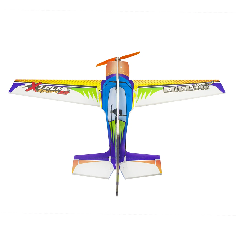 AEO 710mm 날개폭 EDGE540 PP 3D RC 비행기 E27 에어로바틱 스턴트 비행기 브러시리스 모터 10-15A ESC 4채널 무선 조종 포함