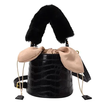 

2020 New Fashion GG Barrel Shaped Women's Handbag Luxury Wild Nature Design Ladies Shoulder Bag Popular Crosssbody Bag