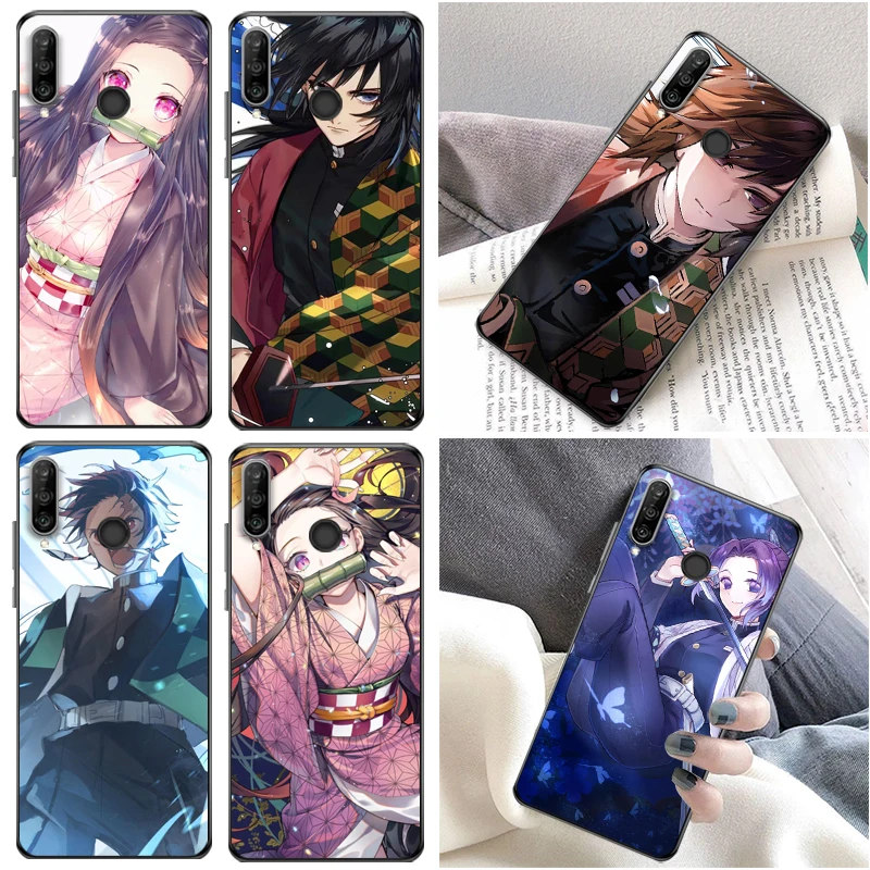 Чехол для телефона из мягкого ТПУ Huawei P30 Lite Pro рассекающий демонов камадо танджиро