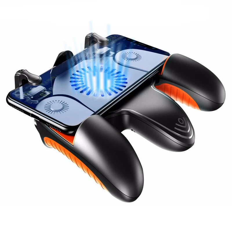  for PUBG Game Controller Gamepad Trigger Button Cooling Fan Joystick for IOS Android Phone