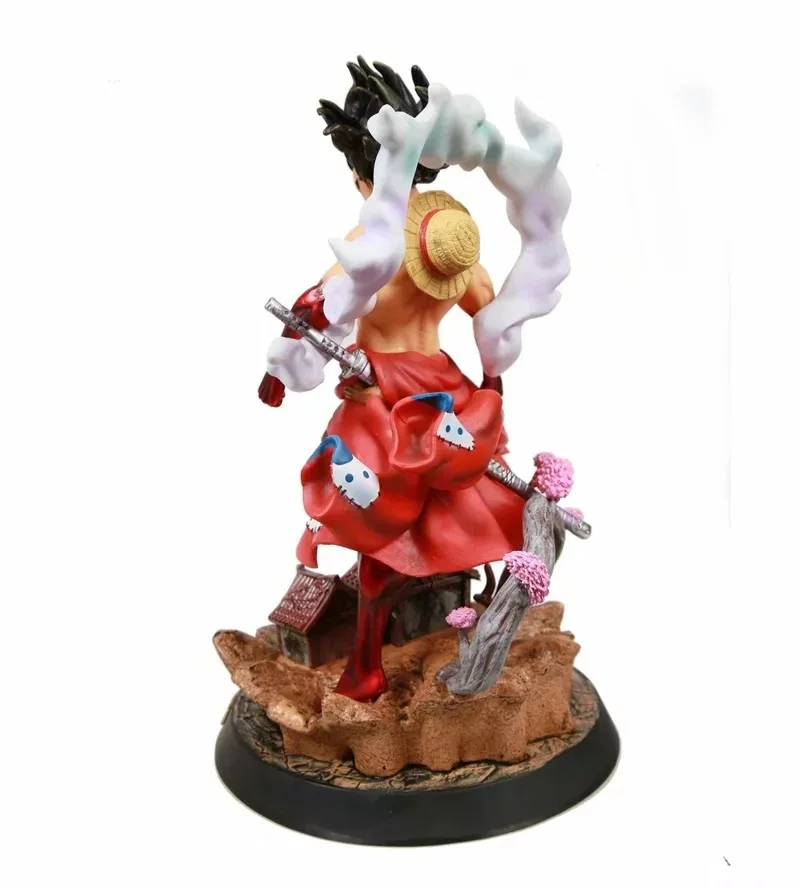 Anime One Piece Wano Luffy Gear Four 4 Snakeman Gk Statue Kimono Monkey D Luffy Pvc Action Figure Collectible Model Toys Doll Action Figures Aliexpress