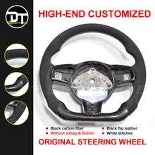 Ручной работы Высокое качество углеродного волокна руль для Jaguar XE XF XJ fir F-PACE для F-TYPE руль