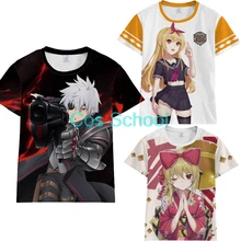 Cos School Arifureta Shokugyou de Sekai Saikyou T shirt Yue Cosplay tshirt Couple 3D Print T-Shirt Hajime Nagumo Costumes Tees