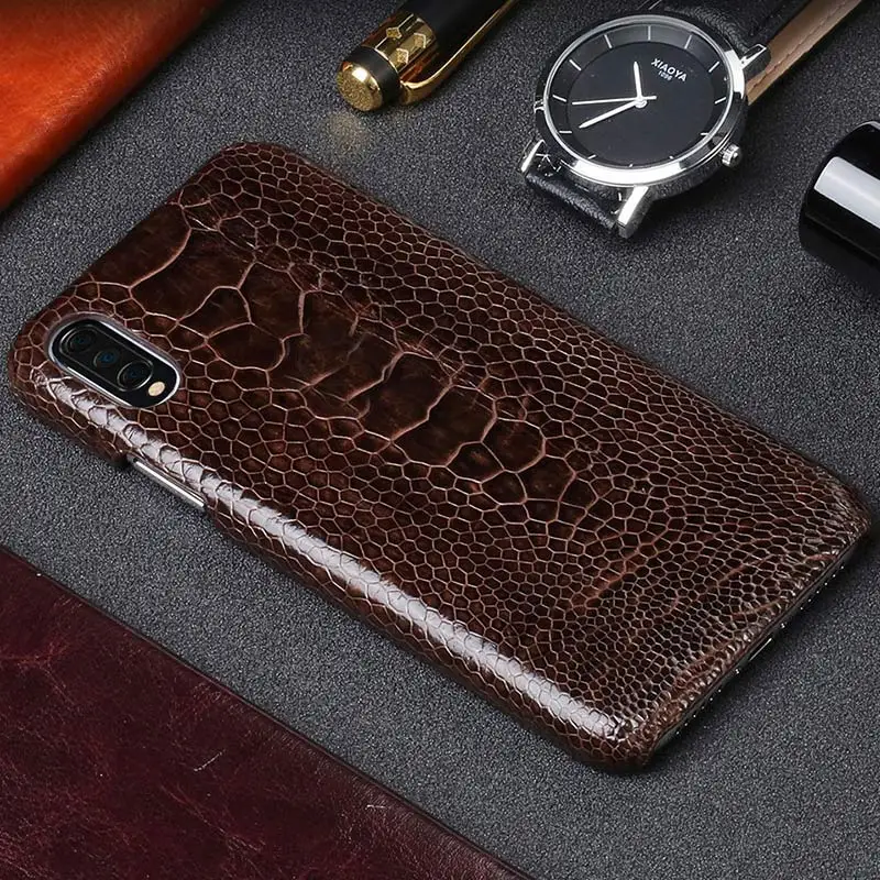 Ноги страуса кожаный чехол для Xiaomi mi 9-9 T, 8 до 9 лет PRO 9SE 8SE 8 LITE A3 чехол для Red mi K20 pro 6 7 7A note 7 4x5 Plus