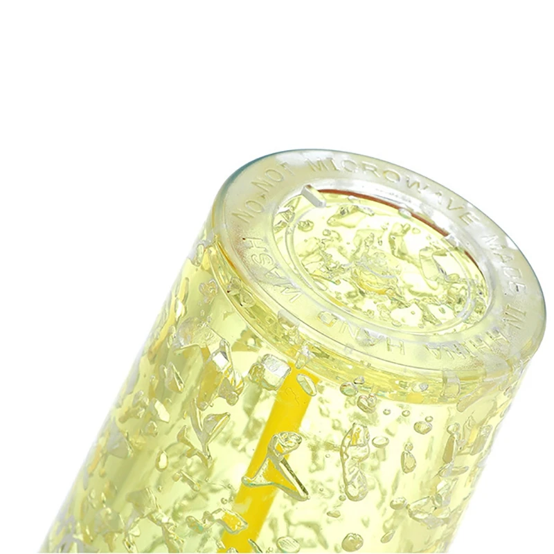 ABUI-650Ml Лето Cola Shake Cup здоровое уплотнение письмо пластиковый стакан для льда чайник Прохладный сэндвич Еда Открытый путешествия питьевой воды