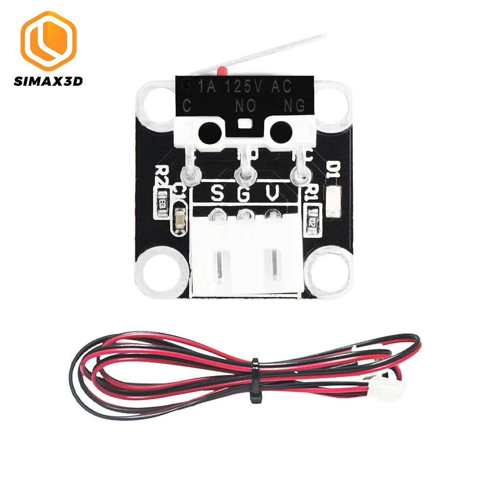 SIMAX3D мини X/Y/Z Axis микро концевой выключатель стоп 3Pin N/O N/C контроль 5A 250V с проводом 1