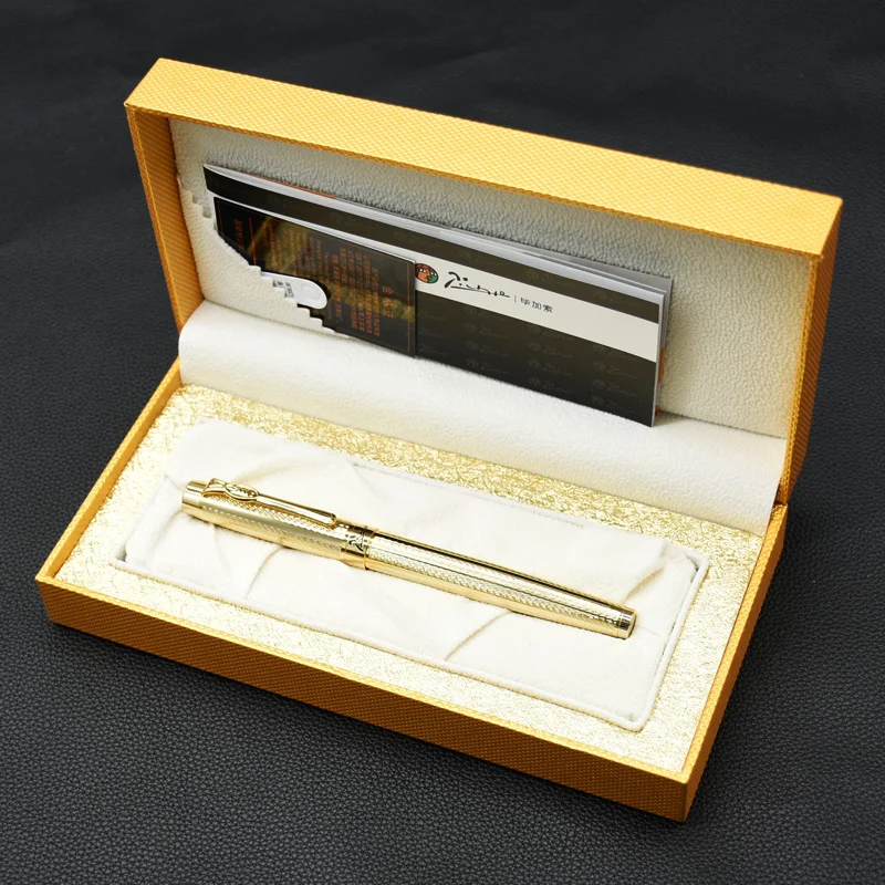 Calligraphy Fountain Pen Set 6 Nibs and 1 Pen Gold Plated Best Quality Free  Ship