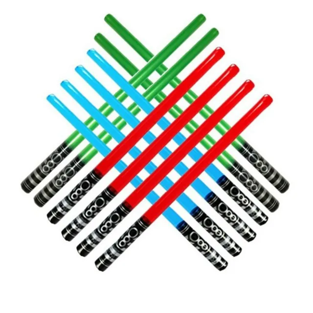 10PCS Inflatable Swords Jumbo Non-luminous toys Instruments for Children Party Kids Gift Child Concert Swords Toys random color 2