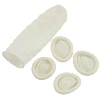 

100pcs Latex Rubber Nail Art Gloves Finger Cots Fingertips Cover Protective Rubber Gloves Antislip Protection Antistatic Gloves