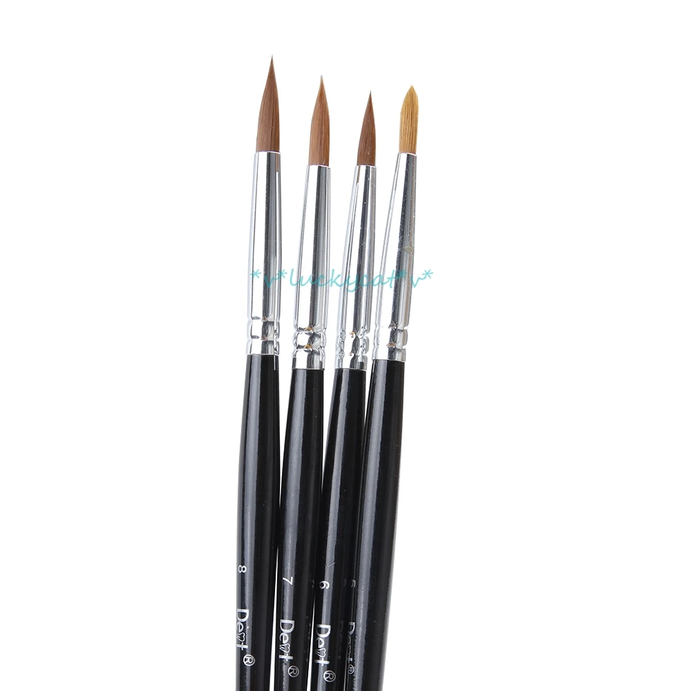 Dental Composite Resin Veneer Cement Porcelain Brushes Silicone Brush Pen  5pcs/set White/Grey/Black - AliExpress