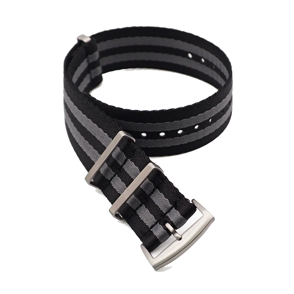 Jam Tangan Sabuk Pengaman 20Mm 22Mm Herringbone Kualitas Premium Tali Nilon  Nato untuk 007 Jam Tangan Pengganti Bergaris Militer James Bond -  AliExpress Jam tangan