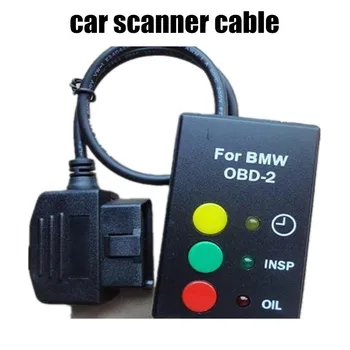 

Car OBD2 OBDII Diagnostic Tool Oil Service Inspection OBD2 Reset Car Air-bag 16 Pin Male Connnector Reset Tool For BMW 2002-2014
