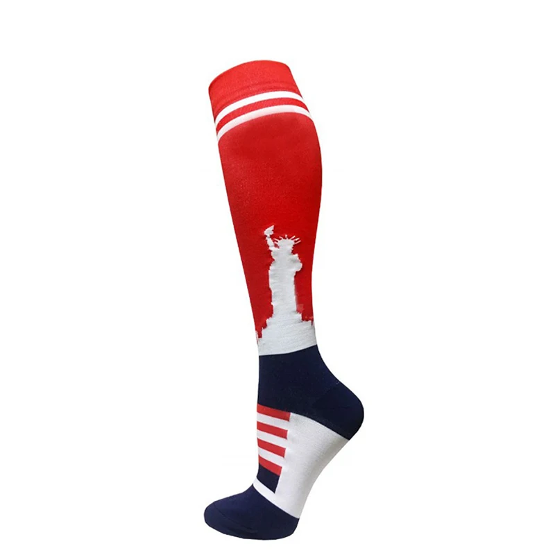 calcetines ciclismo Compression Socks Running Socks Men Women Fashion Breathable Wicking Outdoor Football Soccer Ski Hiking Sock