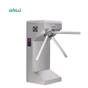 

550mm Lane Width Tripod Turnstile Gate With Entry and Exit ID Card System Bus station tripod turnstile isolation system
