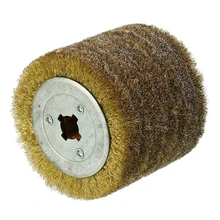 1 шт. снятие заусениц щеткой колеса проволоки из нержавеющей стали щетка для деревянной мебели матч Электрический чередование машины