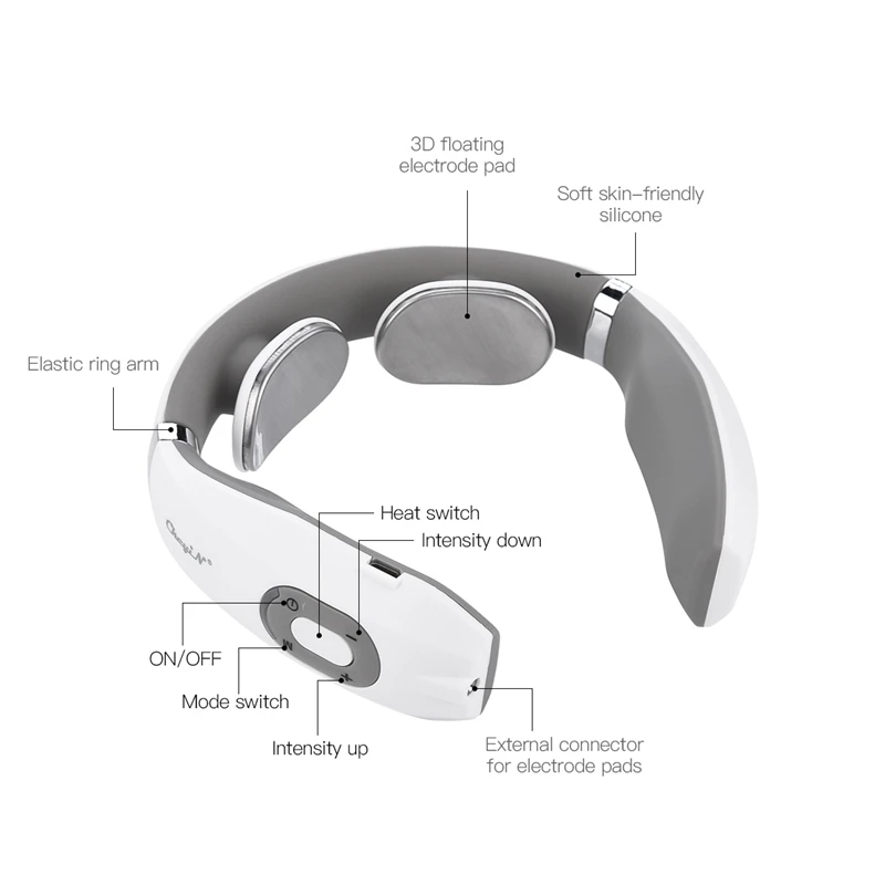 Электрический импульсный массажер для шеи шейный Тяговый ошейник терапия