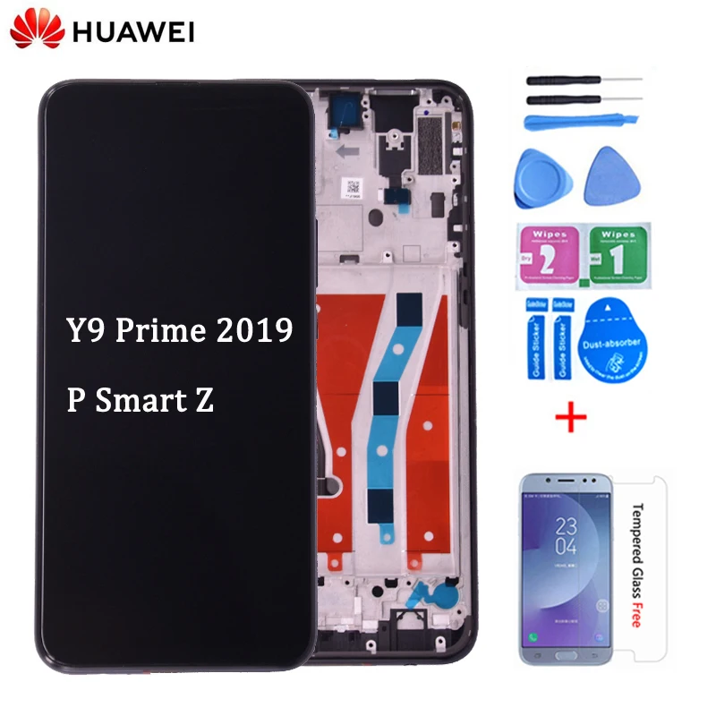 Оригинальный ЖК дисплей для Huawei Y9 Prime 2019 сенсорный экран 6 59 дюйма 10 сенсорных