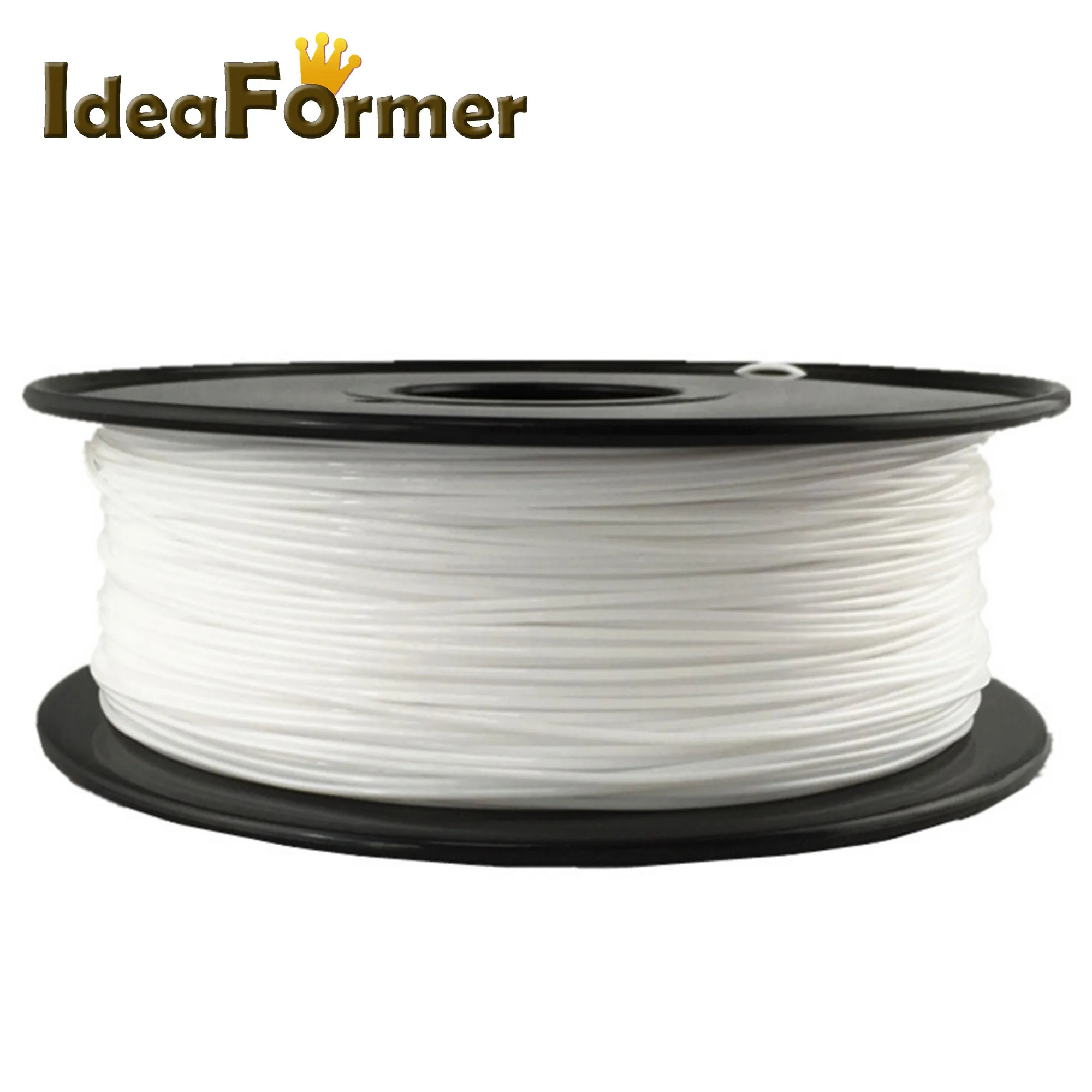 White 1kg 1 кг ТПУ Резиновая эластичное, с рисунком диаметр 1,75 мм нити 3D расходный материал для печати материал 3D принтеры запчасти - Цвет: White 1kg