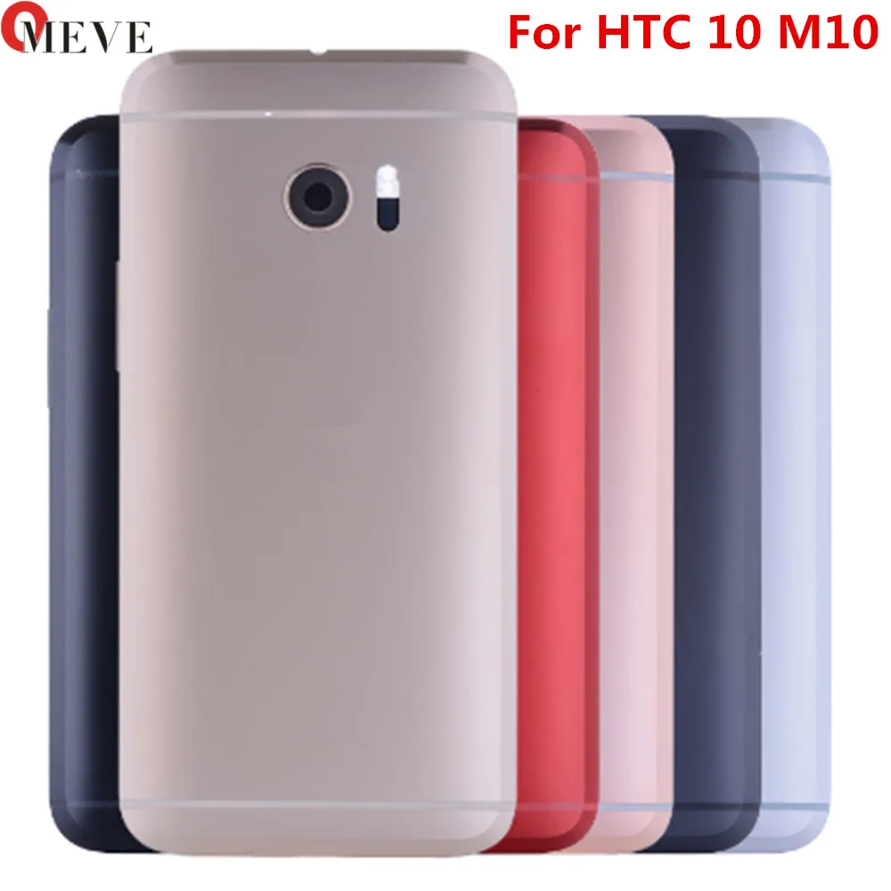 

For HTC 10 One M10 Back Battery Housing Door Cover Case with Volume Key Power On Off Button + Camera Lens