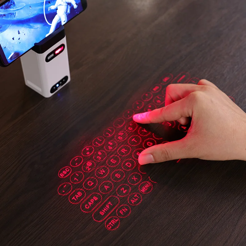 Bluetooth Виртуальная лазерная клавиатура беспроводная проецирующая клавиатура портативная для компьютера телефона коврик для ноутбука с функцией мыши горячая распродажа