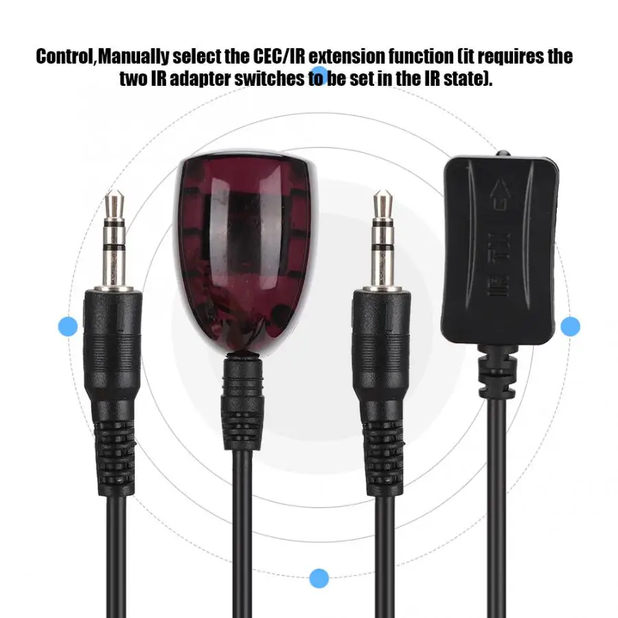 HDMI ИК инфракрасный расширитель двухдиапазонный ретранслятор пульт дистанционного управления приемник адаптер кабель излучатель