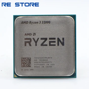 

AMD Ryzen 3 3200G R3 3200G 3.6GHz Quad-Core Quad-Thread 65W CPU Processor L3=4M YD3200C5M4MFH Socket AM4