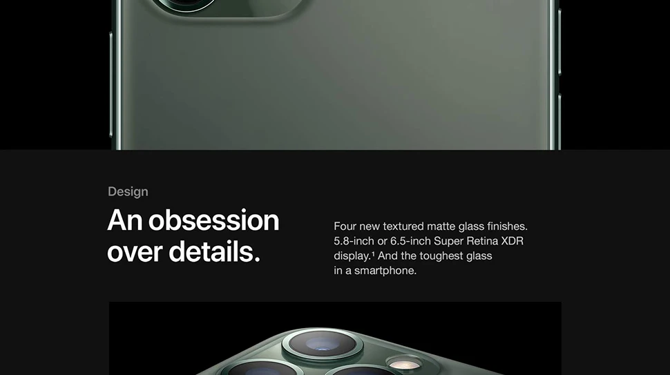 Apple iPhone 11 Pro Max | 18 Вт USB-C адаптер питания сотовый смартфон 6," Super retina XDR oled-дисплей Тройная камера
