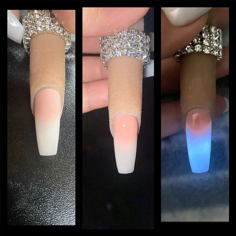 12 Colors Glow Inthe Dark Acrylic Powder Luminescent Pigment High  Brightness Luminescent Powder Nail Acrylic Powder 10g - Nail Glitter -  AliExpress