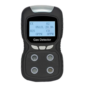 

Portable Gas Detector Monitor Detector Analyzer Rechargeable Display Sound and Light Air Quality Detector with EU Plug