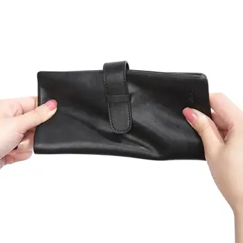 

Bison Denim 2020 New Genuine Leather Long Wallet Men Business Brand Male Hasp Purse Card Holder Coin Pocket Clutch Wallet Casual