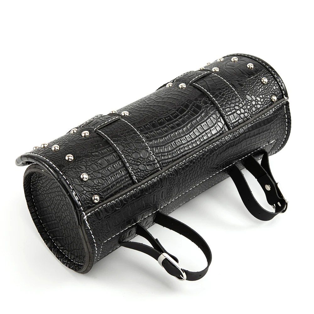Sac De Selle En Cuir Cantle Bag Showman SB-60 Avec Design à