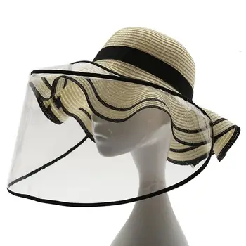 

PVC Transparent Cover Outdoor Dustproof Face Sheild Protective Hat Cover
