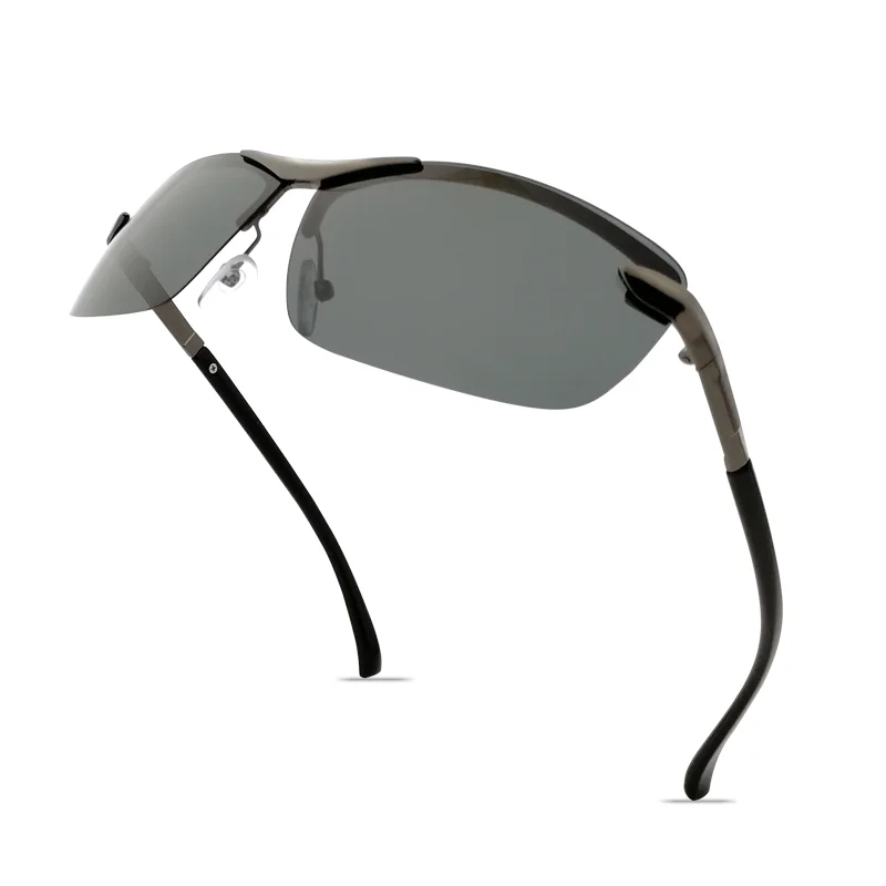 Бренд Дизайн Модные солнцезащитные очки Для мужчин Polarized Pilot Хамелеон фотохромизм с антибликовым покрытием очки, день и ночь для вождения мужские солнцезащитные очки