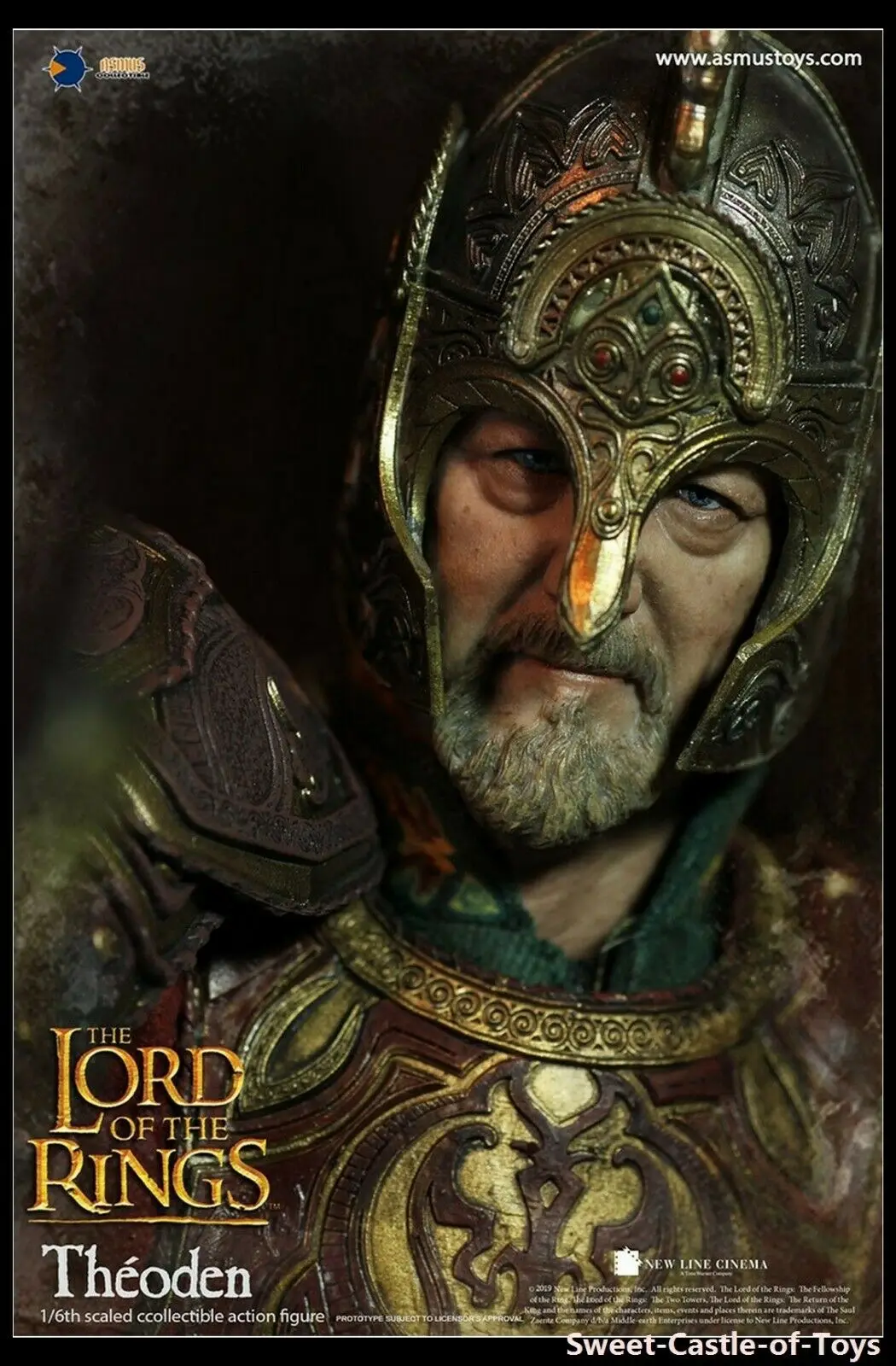 1/6 игрушки Асмус фигурка героя «Властелин Колец» Theoden LOTR022 игрушки