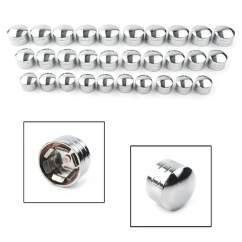 

10Pcs Motorcycle Inner Schrauben Bolt Topper Caps Cover For Harley Davidson CNC Aluminum 9mm 11mm 13mm