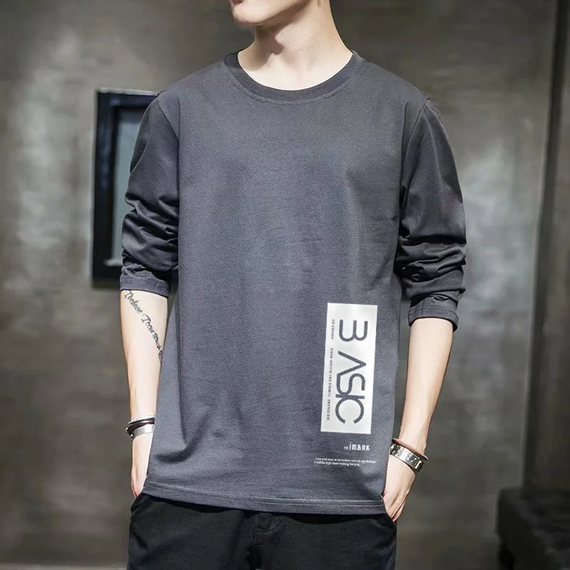 Autumn Spring T shirts For Men Basic 