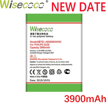 

WISECOCO 3900mAh AB3000IWMC Battery For Philips XENIUM S326 CTS326 CellPhone In Stock Latest Production Battery+Tracking Number