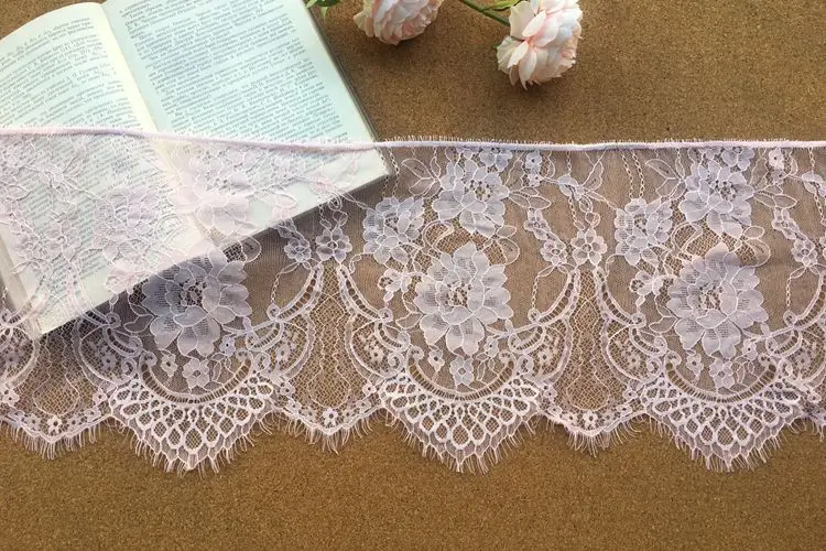 Кружевная ткань для рукоделия, 6 м/лот, 27 см | Дом и сад | АлиЭкспресс