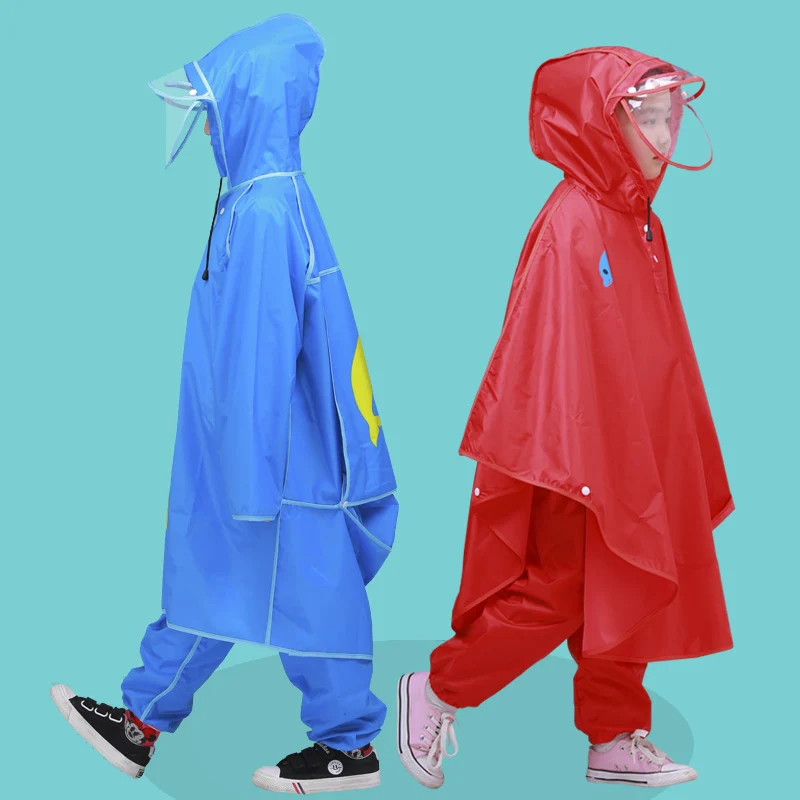 

Детский плащ для мальчиков и девочек, пончо для начальной школы, детского сада, накидка, детский плащ, цельная стеганая школьная одежда