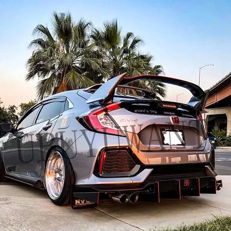 Для 2016 2017 2018 2019 Honda Civic Hatchback Type R Неокрашенная фотография|Спойлеры и крылья| |