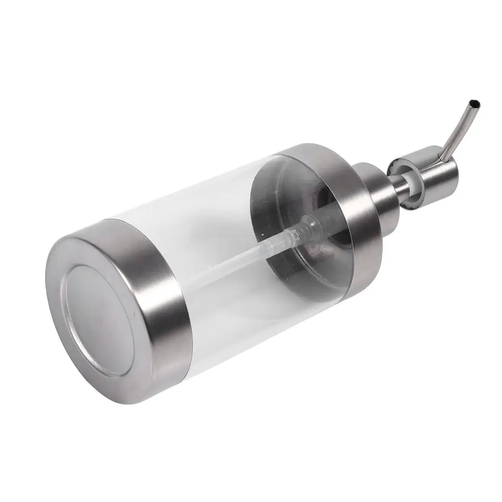 

1pcs Anti-rust 350ml Liquid Soap Dispenser Lotion Bottle Stainless Steel +Acrylic Shampoo Bottle