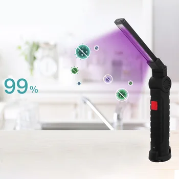 

Sterilizer Office Hotel Tube LED UV Disinfection Lamp Home 10W Foldable Bedroom Portable Handheld Germicidal Light Non Slip