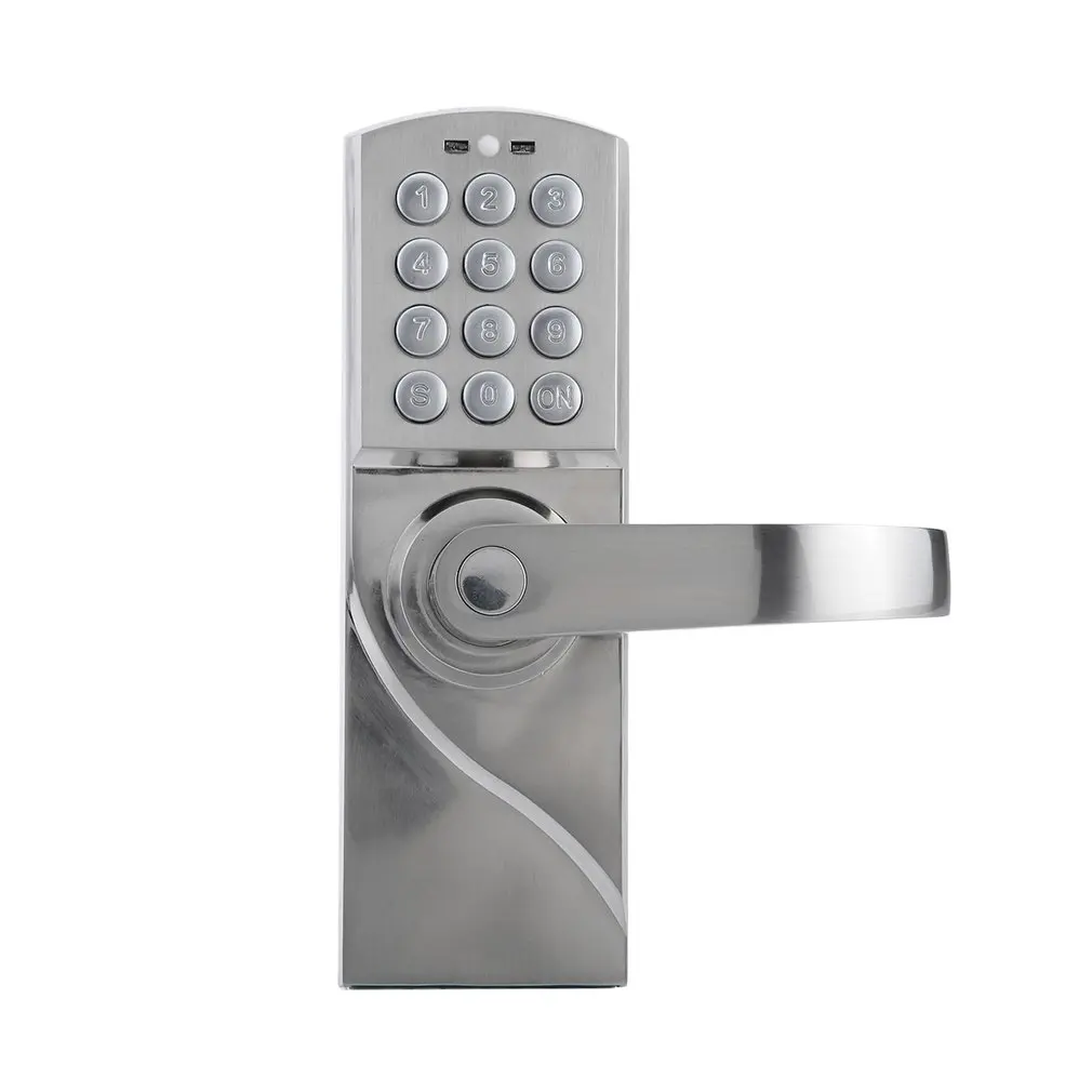 

Home Electronic Digital door Lock Gate opener Code/Password/Key Battery Handle Office/Garden/House/loft Iron Wooden door Lock